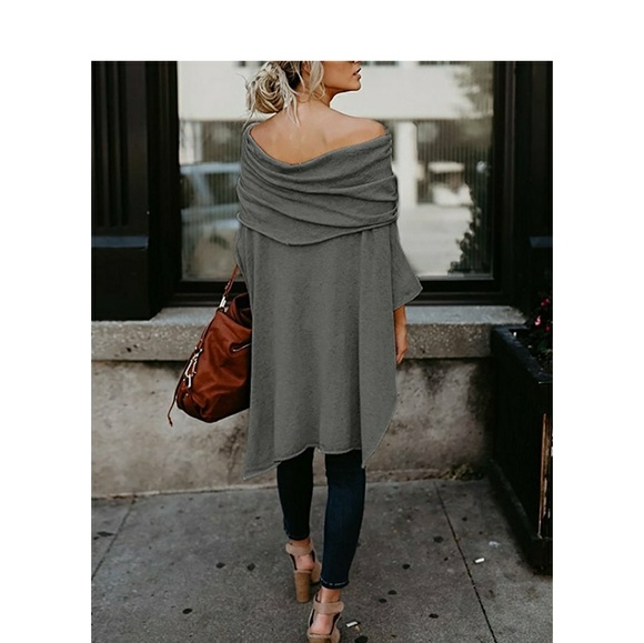 GLADYS Light Weight Off Shoulder Cape - Picture 2 of 3